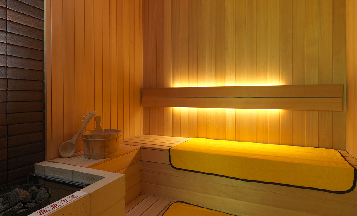 配備露天溫泉浴池&室內三溫暖高級套房